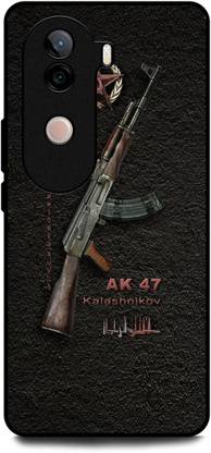 WallCraft Back Cover for Vivo V40E 5G (AK 47, ARMY GUN, KALASHNIKOV, RIFLE, CLASSIC