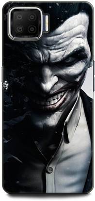 INDICRAFT Back Cover for OPPO F17 JOKER, BATMAN, FACE, DARK KNIGHT, WHY SO SERIOUS