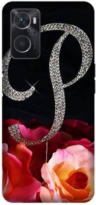 PHONE WALEY.COM Back Cover for OPPO A96 , CPH2333 , P letter,P name P word , Printed Back Cover