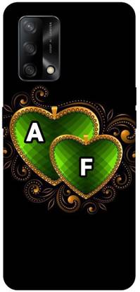 ThePrintlink Back Cover for Oppo F19, A F, A LOVE F, A F NAME, A F ALPHABET, LOVE