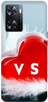 वोलियानो Back Cover OPPO A57E, CPH23870, V S, V LOVES S, NAME, ALPHABET, VS LOVE, HART के लिए