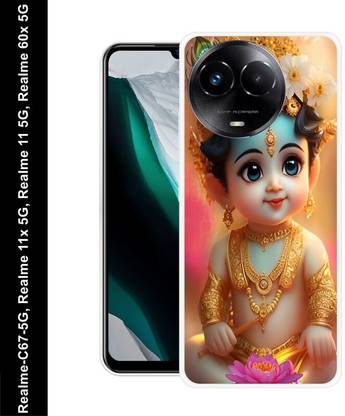 LUCKY MOBI.COM Back Cover for Realme C67 5G KRISHNA, LORD KRISHNA, VASUDEV, GOD, KRISHN KANHIYA, RADHA