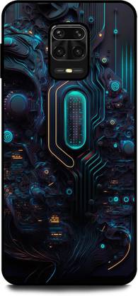 WallCraft Back Cover for REDMI Note 10 Lite, TECHNOLOGY, MACHINE, COMPUTER, CHIP, BLUE