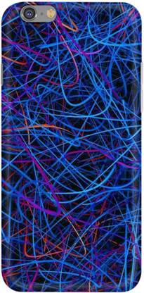 NDCOM Back Cover for iPhone 6 Plus Blue Pattern Printed