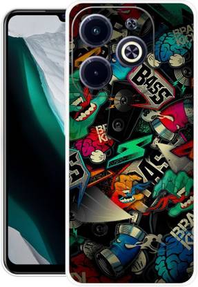 INTELLIZE Back Cover for Infinix HOT 40i BASE, FUNNY, COLORS, GAME, PAIINTING