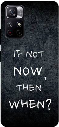 Bluvver Back Cover for Redmi Note 11T 5G, 21091116AI, Printed Life Motivation Back Cover