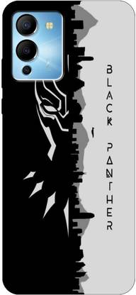 iprinto Back Cover for Infinix Note 12 TURBO, X670 Black panther Printed Back Cover