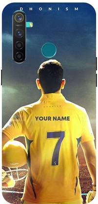ADZIRE Back Cover for realme 5 Pro, RMX1971, MAHENDRA, SINGH, DHONI, MS, DHONI, CSK, PLAYER