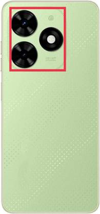 BLACKCLOUD Back Replacement Cover for Tecno Spark go 2024 Back Rear Camera Glass, Lens