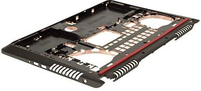 Pulkit enterprises Laptop Bottom Case Base Cover Black for Dell Inspiron Combo Set