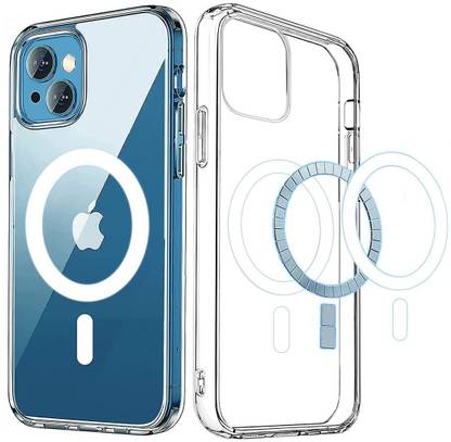 VURIOZZ Back Cover for Apple iPhone 14 Magnetic Protective Clear Case Compatible with Magsafe