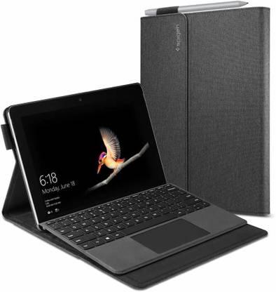 Spigen Stand Folio Book Cover for Microsoft Surface Go 3 Case (2021), Surface Go 2 Case (2020), Surface Go Case (2018)
