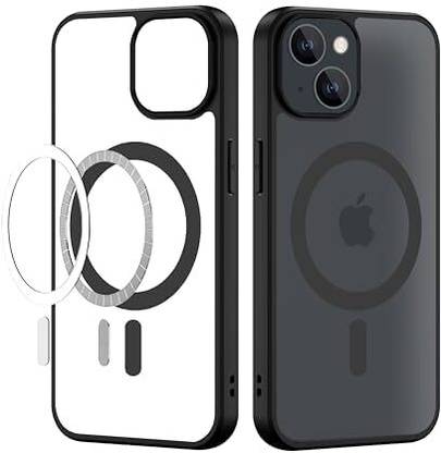 Letex Book Cover for iPhone 15 Magnetic Case | Shock Proof Design & Camera Protection