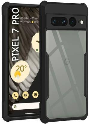 WOW Imagine Bumper Case for Google Pixel 7 Pro 360 Degree Camera Protection | Transparent Hybrid