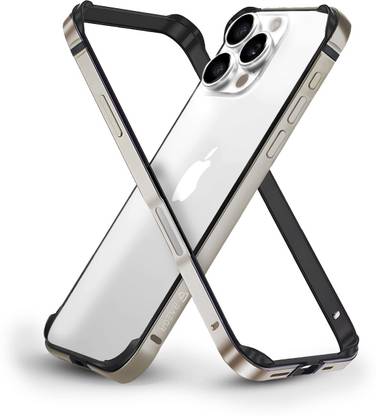 RAEGR Bumper Case for Apple iPhone 16 Pro Max | Anodized Aluminum Bumper |Supports Mag-Safe Wireless Charging