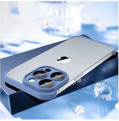 Dallao Bumper Case for Apple iPhone 13 Pro Frameless TPU Corner Drop-Resistant with Glass Lens Protector