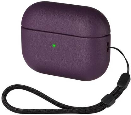 KHR Bumper Case for Apple AirPods Pro Leather Textured TPU Headphone Cover