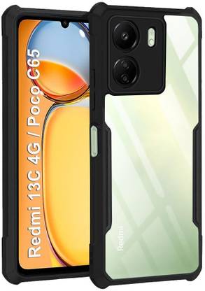 ChutPutMart Bumper Case for Realme C65 4G Acrylic Crystal Clear