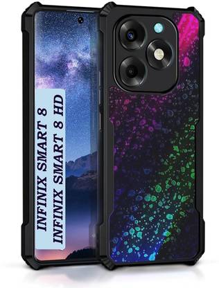 ChutPutMart Bumper Case for Infinix Smart 8 Acrylic Crystal Clear