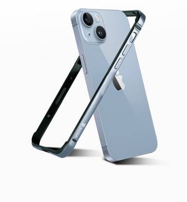 RAEGR Bumper Case for Apple iPhone 15 (6.1-Inch) 2023 Anodized Aluminum Bumper | Mag-Safe Compatible