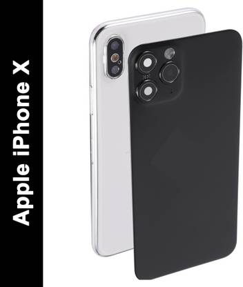 milestone mobile accessories Back Replacement Cover for Black Color Converter Sheet Iphone X to 13 Pro instant Change