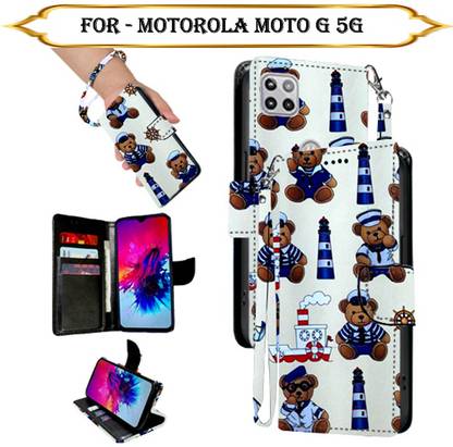 PARGO Flip Cover for Motorola Moto G 5G