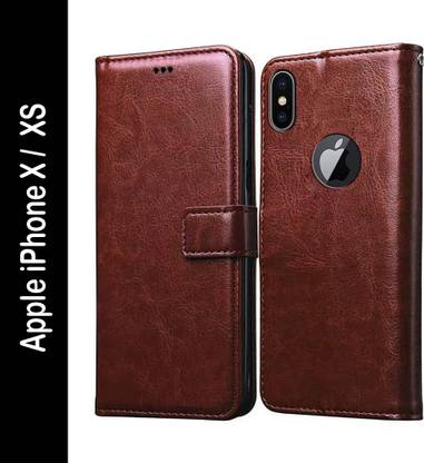 Casotec Flip Cover for Apple iPhone X, Apple iPhone XS