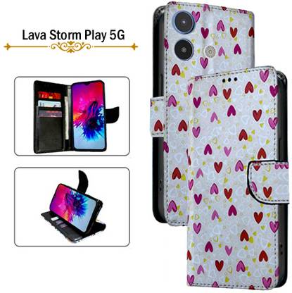 Hpa Flip Cover for Lava Storm Play 5G
