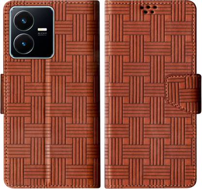 SBMS Flip Cover for Vivo Y22 Back Cover Case with Magnatic Closure