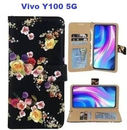 Aarov Flip Cover for Vivo Y100 5G, Vivo Y100A, Vivo T2 5G