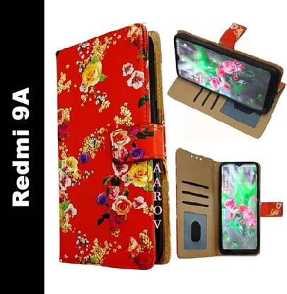 Aarov Flip Cover for Mi Redmi 9A, Mi Redmi 9i, Mi Redmi 9A Sport, Mi Redmi 9i Sport