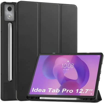 Proelite Flip Cover for Lenovo Idea Tab Pro 12.7 inch 2025 case Cover, Soft Flexible Flip Case Cover