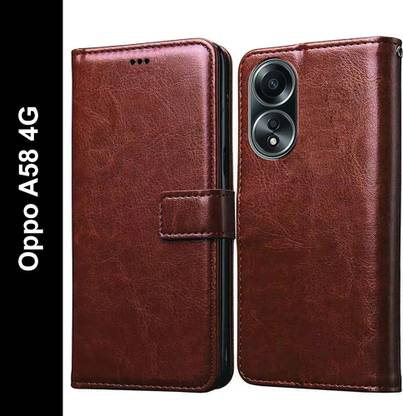 Casotec Flip Cover for Oppo A58 4G