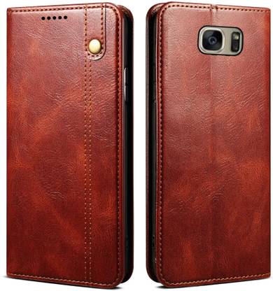 GoPerfect Protective Case for Samsung Galaxy S7 Edge (Best Selling) Most Awaited Premium Leather Flip Back Cover