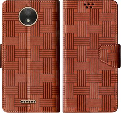 korumacase Flip Cover for Motorola Moto C Plus