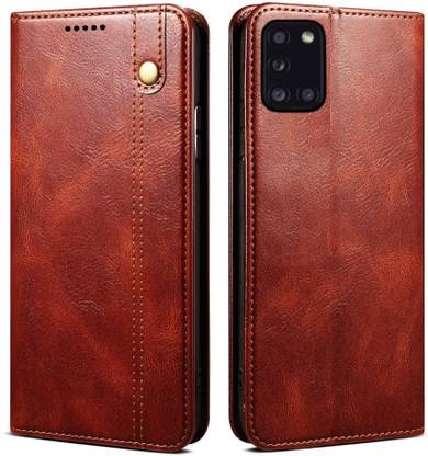 GoPerfect Protective Case for Samsung Galaxy A31 (Best Selling) Most Awaited Premium Leather Flip Back Cover