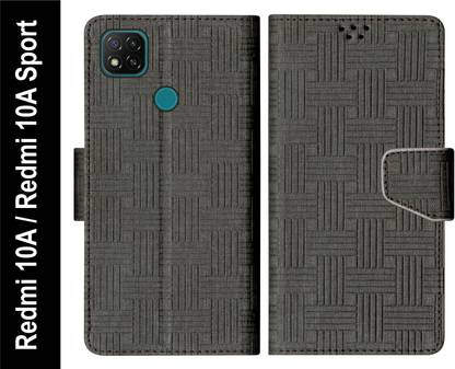 SBMS Flip Cover for Redmi 10A / Redmi 10A Sport