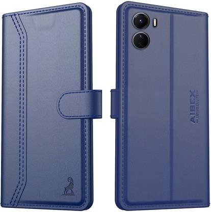 AIBEX Flip Cover for Vivo T2x 5G / Vivo Y56 5G / Vivo Y16 4G| Premium Leather Finish | Magnetic Closure