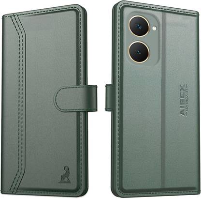 AIBEX Flip Cover for iQOO Z9 Lite / Vivo Y28S 5G / Vivo T3 Lite / Vivo Y18 / Vivo Y18e / Vivo Y18i / Vivo Y18t