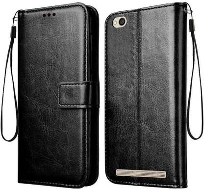 COVERHEAD Flip Cover for Back Cover for Mi 4A (Black, Dual Protection, Pack of: 1)
