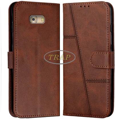 Trap Premium Flip Cover Flip Cover for Samsung Galaxy C7 Pro