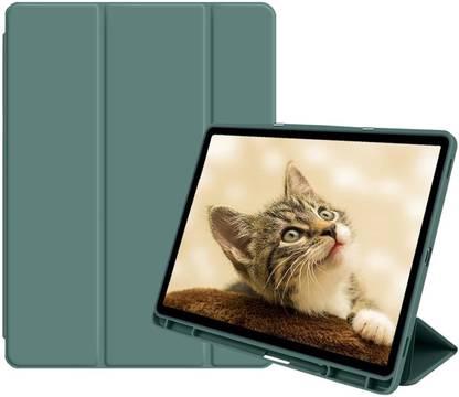 realtech Flip Cover for Samsung Galaxy Tab S8 Plus/S7 Plus/S7 FE 12.4 inch [SM-X800/X806/T970/T975/T976/T735]