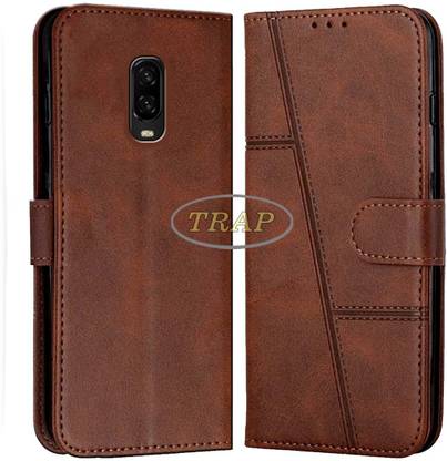 Trap Premium Flip Cover Flip Cover for OnePlus 6T