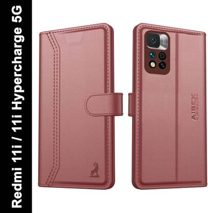 AIBEX Flip Cover for Redmi 11i 5G / Redmi 11i 5G Hypercharge| Premium Leather Finish | Magnetic Closure