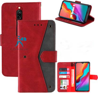 Trending Today Wallet Case Cover for Mi Redmi 8 | Extra Luxury Professional Back Cover