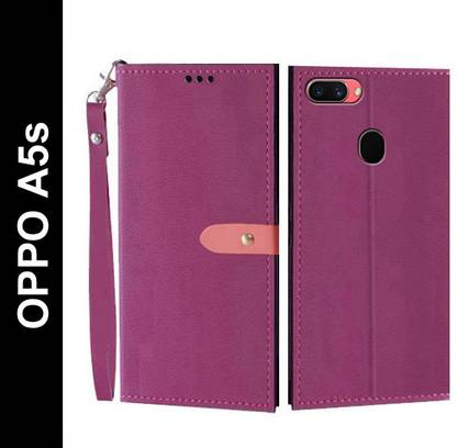 Krofty Flip Cover for Oppo A5s