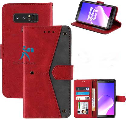 XSHIELD Flip Cover for Samsung Galaxy Note 8 (Wallet Case)-Genuine Leather- Card Holders-Shockproof Back Cover