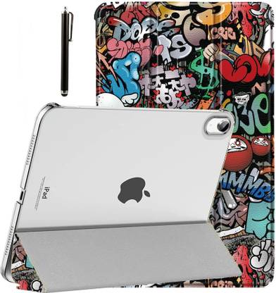 Proelite Flip Cover for Apple iPad (A16) 11th/10th Gen (2025/2022) Cover, Transparent Smart case with Stylus Pen