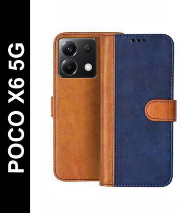 Nuvak Flip Cover for POCO X6 5G