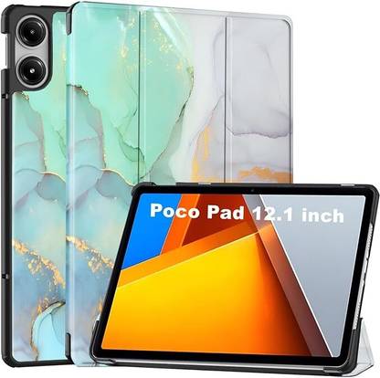 Proelite Flip Cover for Poco Pad 12.1inch Cover Case, Trifold Flip Case Support Auto sleep wake feature